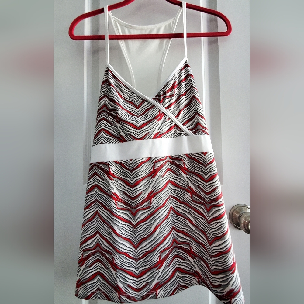 Eleven by Venus Williams Zebra Stripe Tennis Top